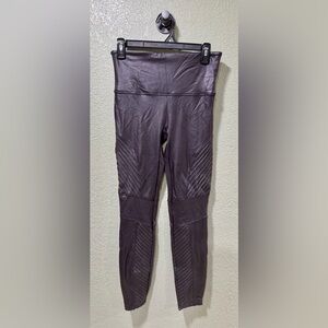 SPANX Women's Black Ribbed Leggings